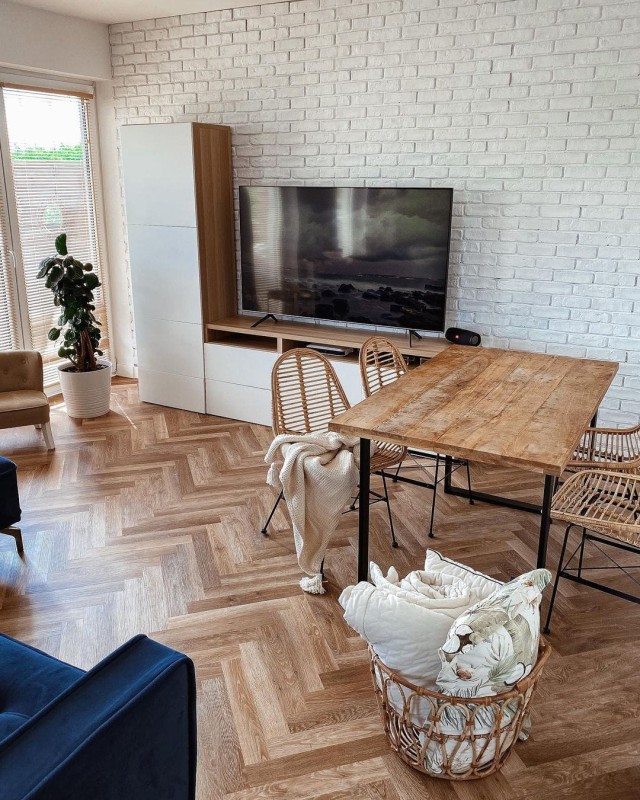 Jodełka w salonie @agna.sobczyk