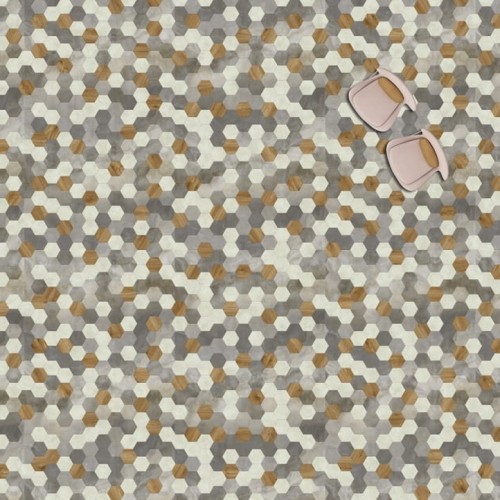 Panele winylowe IVC Commercial Studio Moods Hexagon 348