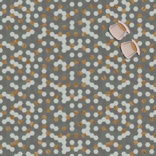 Panele winylowe IVC Commercial Studio Moods Hexagon 349