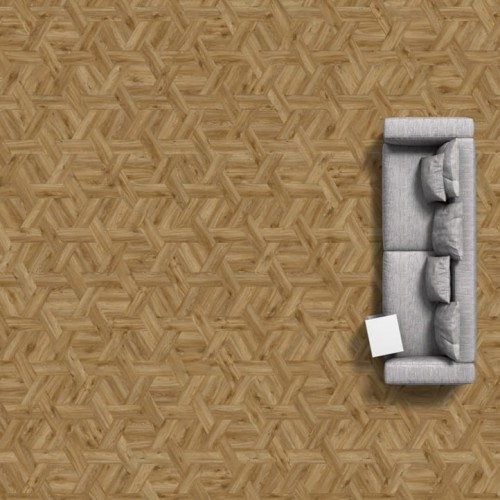 Panele winylowe IVC Commercial Studio Moods Wicker 287 Big Hexagon