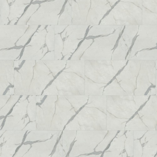 Panele winylowe Jab Anstoetz Flooring Design Floor LVT 55 Carrara Marble White J-RCL50019