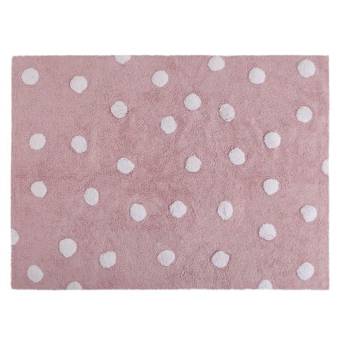 Dywan Lorena Canals Polka Dots Pink - White