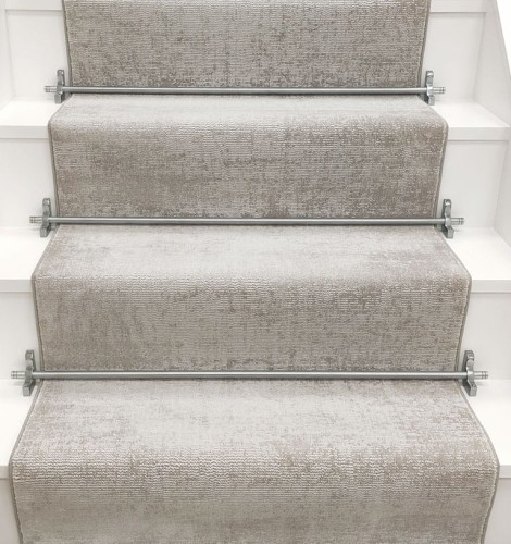 Wykładzina schodowa Rols Luna White Rhodium