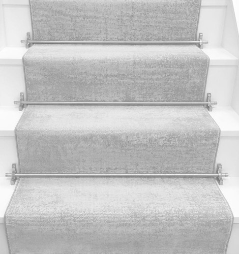 Wykładzina schodowa Rols Luna Ice Palladium