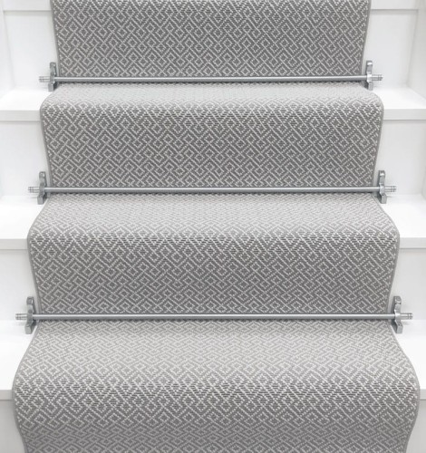 Wykładzina schodowa Rols Gala Lattice Glacier