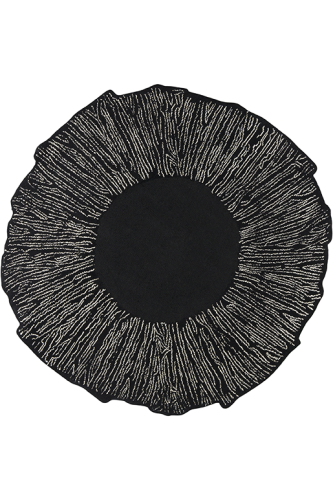 Dywan Toulemonde Bochart Eye Flower Noir