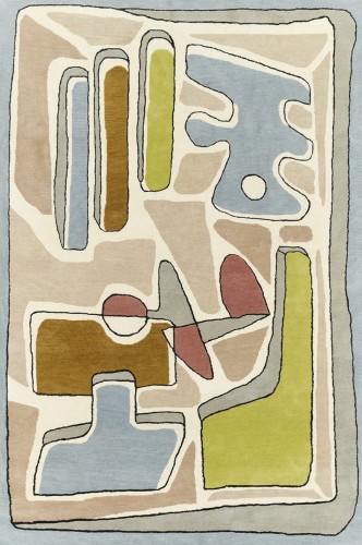 Dywan Toulemonde Bochart Puzzle Nuageux Pastel
