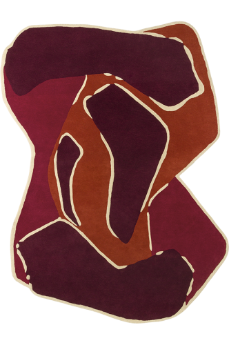 Dywan Toulemonde Bochart Muse Rouge