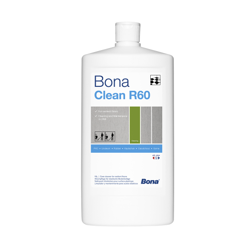 Bona Clean R60 1l - środek czyszcząco - pielęgnujący do podłóg elastycznych 