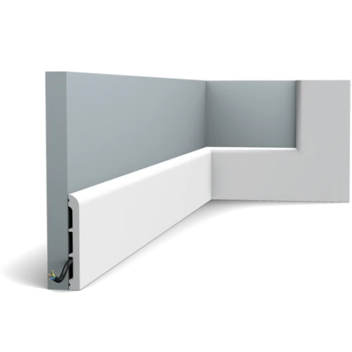 Listwa podłogowa Orac SX184-RAL9003 biała