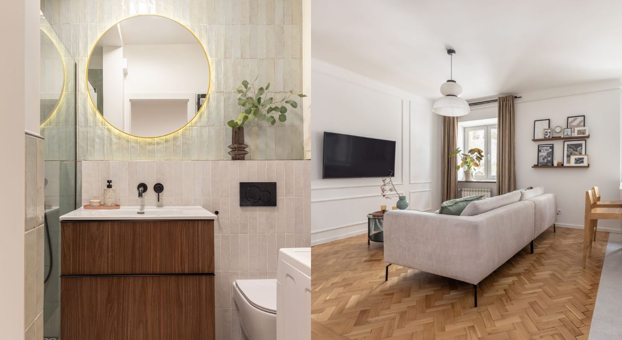 Mieszkanie w stylu mid-century modern