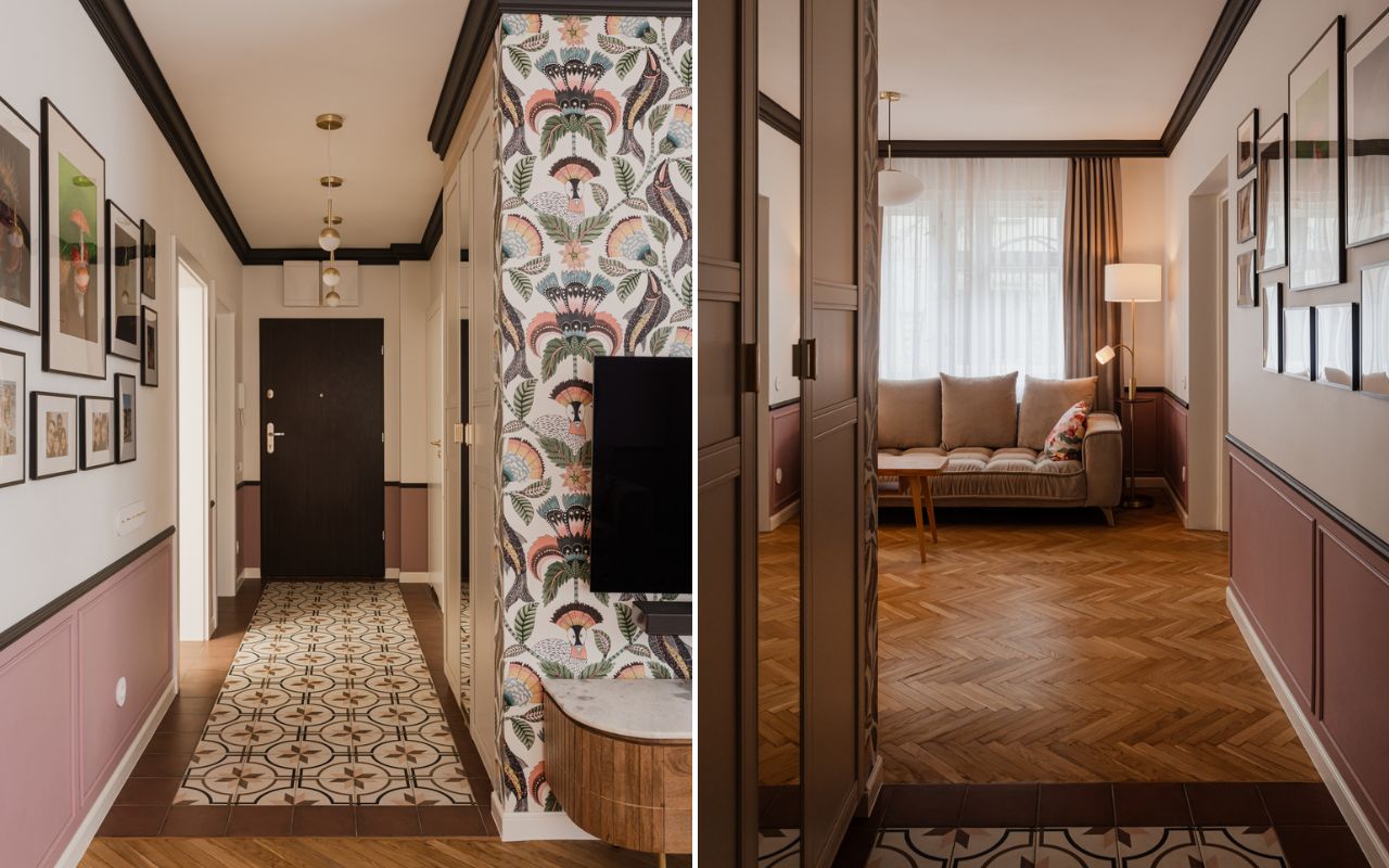 Połączenie klasyki i przedwojennej elegancji we wnętrzu